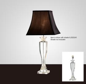 IL11027  Carmela Crystal 52cm 1 Light Table Lamp Without Shade
